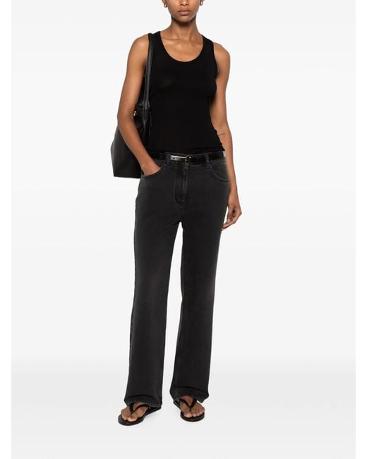 The Row Black Cendrea Tank Top
