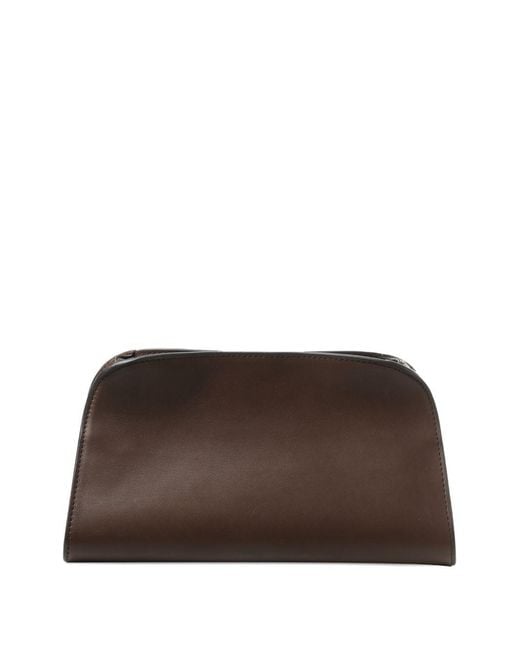 The Row Brown Peggy Clutch
