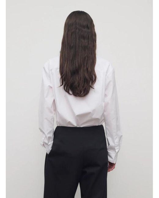 The Row White Gavina Shirt