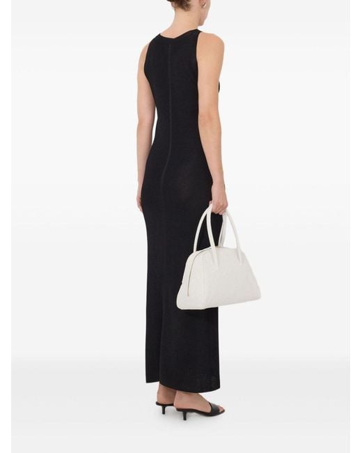 Loulou de Saison Black Pablo Sleeveless Knitted Dress