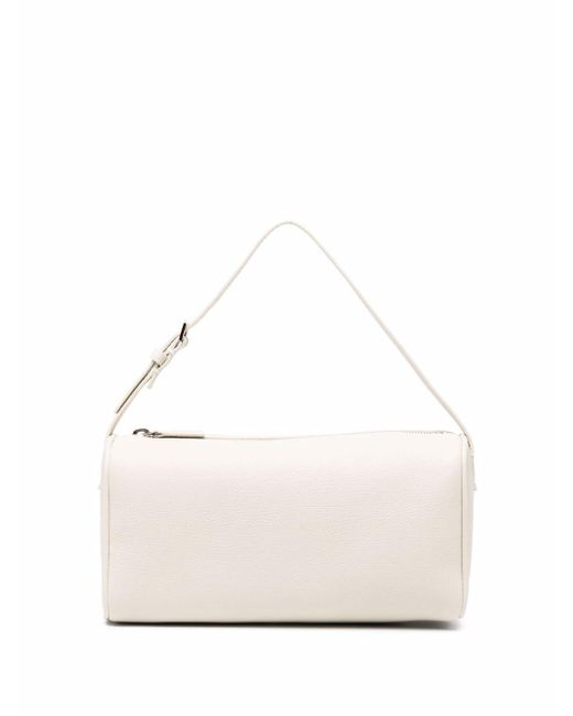 The Row Natural White Leather 90s Leather Shoulder Bag