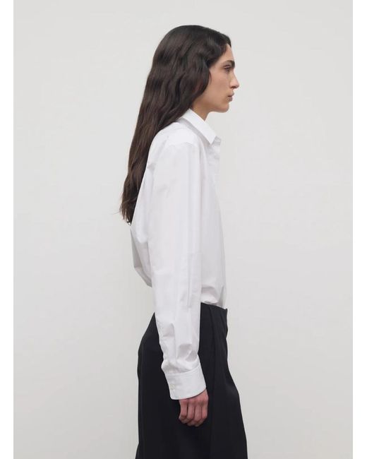 The Row White Gavina Shirt