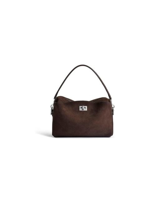 Balenciaga Brown Rodeo Camera Bag In Light Espresso for men