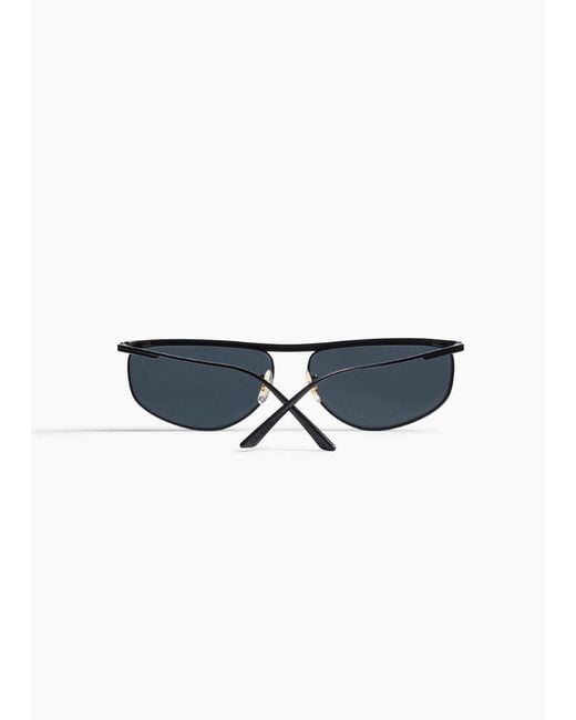 Khaite Blue Steel Woman Sunglasses