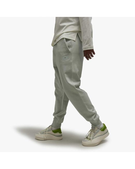 Y-3 Cuffed jogger - Wonder Silver in White for Men | Lyst UK