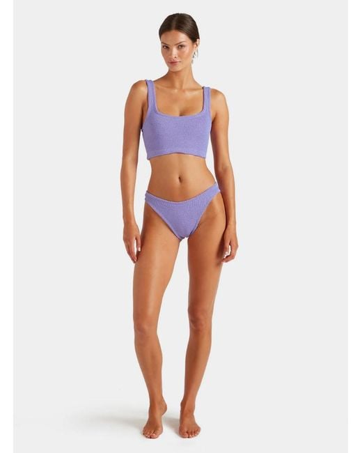 Hunza G Purple Coverage Xandra Bikini