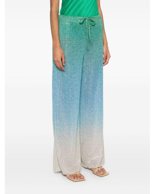 Oseree Blue Lumiere Trousers