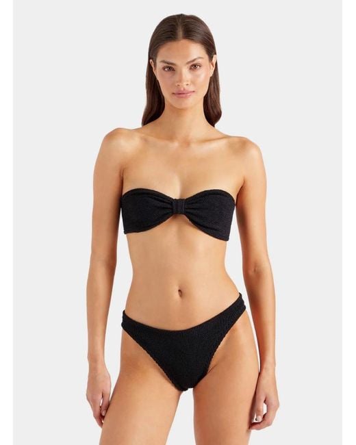 Hunza G Black Coverage Jean Bikini