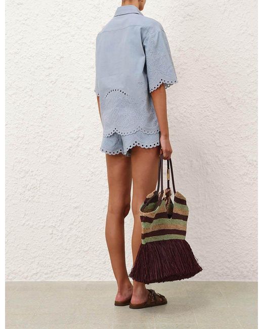 Zimmermann Blue Daylight Denim Shirt