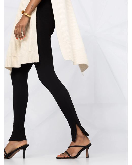 Totême Black Zip leggings