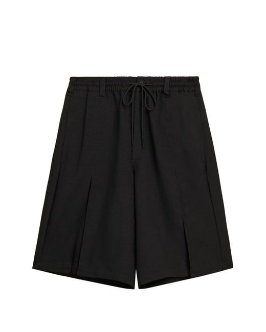 Y-3 Black Drawstring-waist Shorts for men