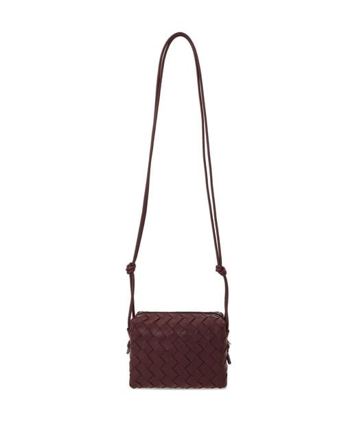 Bottega Veneta Purple Mini Loop Camera Adjustable-strap Cross Body Bag