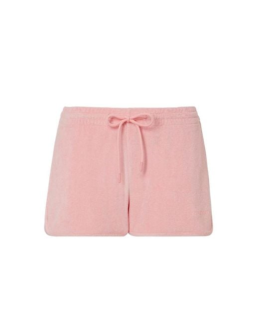 Hunza G Pink Terry Towelling Short