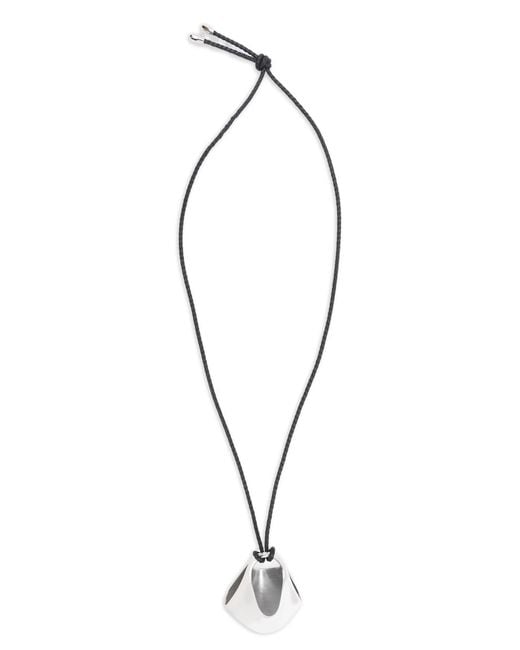Khaite Metallic Medium Lotus Pendant Necklace