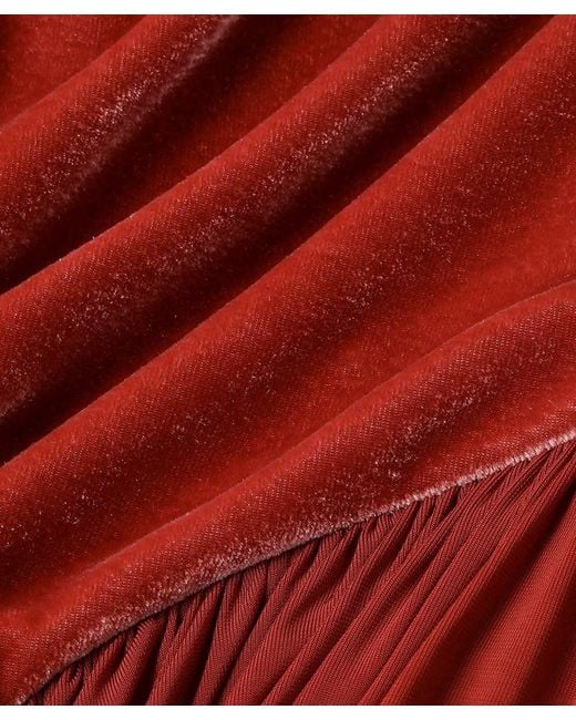 Zimmermann Red Memento Drape Dress