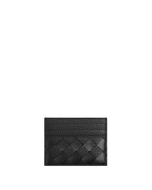 Bottega Veneta White Intrecciato Credit Card Case for men