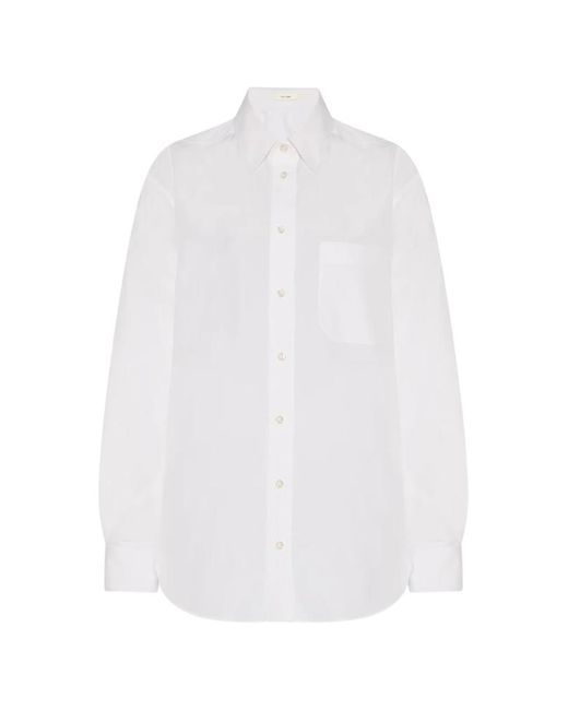 The Row White Gavina Shirt
