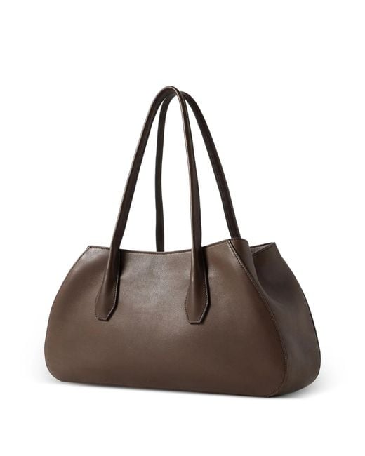 The Row Brown Alger Shoulder Bag