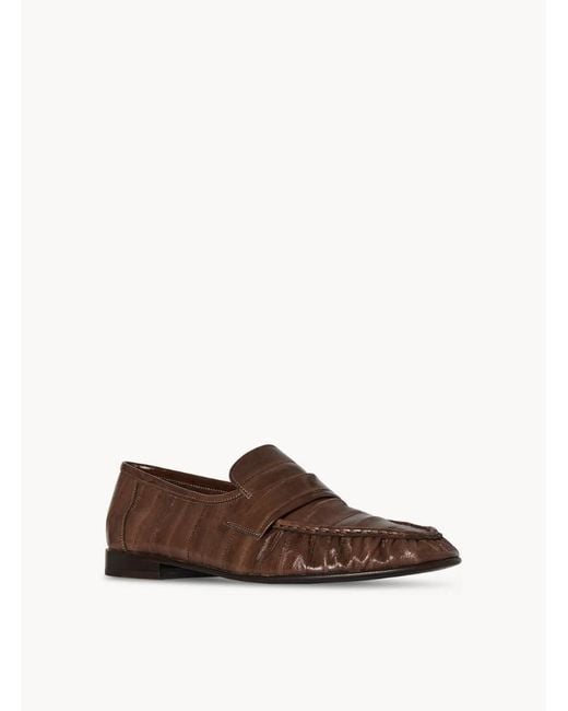 The Row Brown Soft Loafer for men
