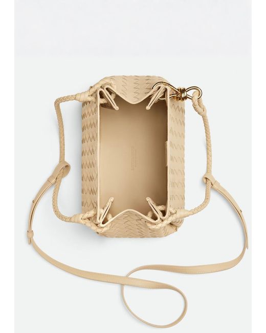 Bottega Veneta Natural Parachute Leather Shoulder Bag
