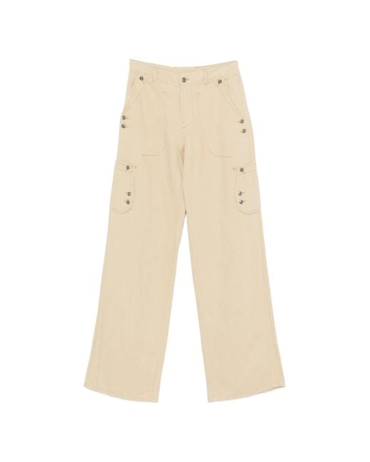 Ermanno Scervino White Button Jeans