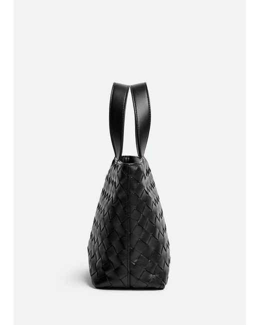 Bottega Veneta Black Avenue Intrecciato Tote Bag for men