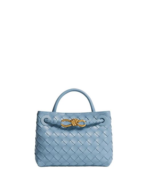 Bottega Veneta Blue Mini Andiamo