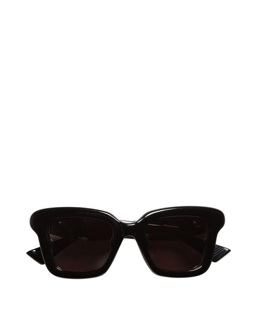 Bottega Veneta Black Sophia Ribbon Butterfly Sunglasses for men