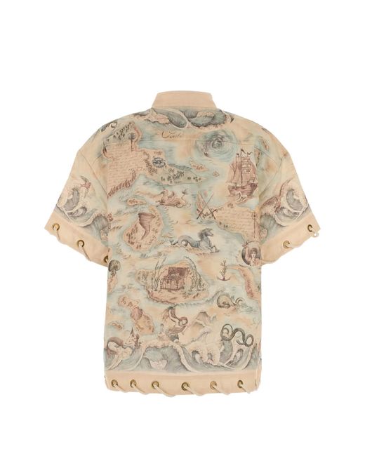 Zimmermann Natural Graphic-pattern Shirt