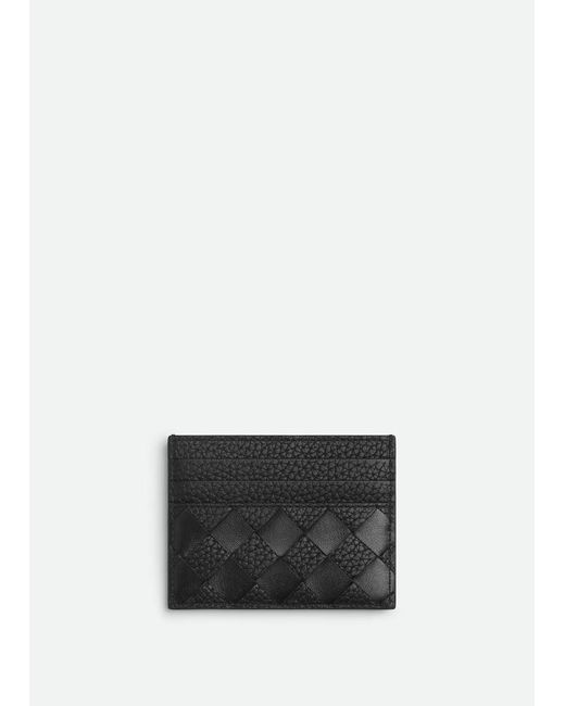 Bottega Veneta White Intrecciato Credit Card Case for men