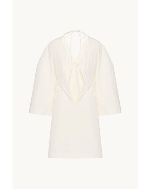 The Row White Elna Top In Cotton