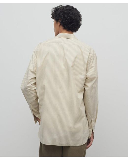 シャツ [The Row] Ashford Shirt in Organic Cotton The Row Ashford Shirt In Organic Cotton in White for Men | Lyst