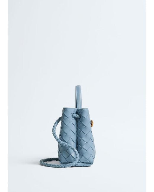 Bottega Veneta Blue Mini Andiamo