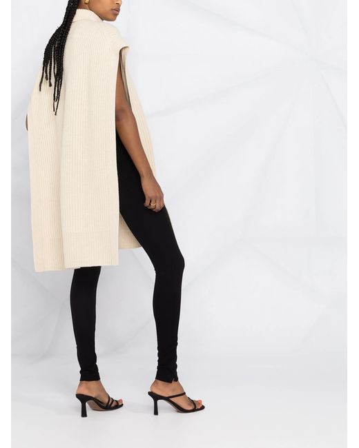 Totême Black Zip leggings