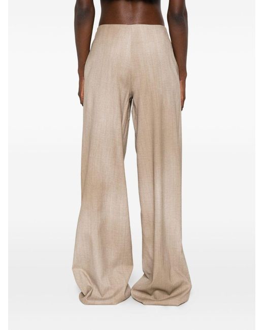 Ermanno Scervino Natural Elasticated Palazzo Pants