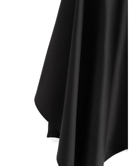 Bottega Veneta Black Asymmetric Draped Top