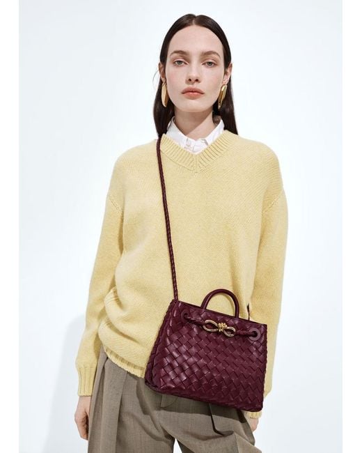 Bottega Veneta Purple Small Andiamo