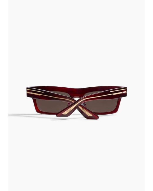 Khaite Brown Acetate Womansunglass