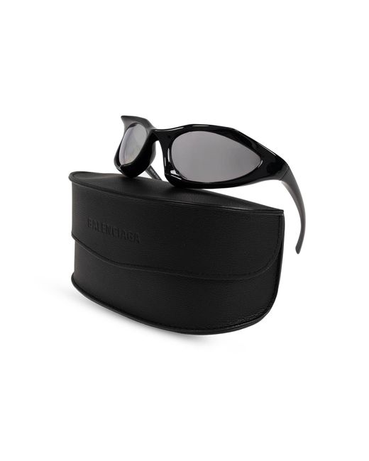 Balenciaga Runner Cat Sunglasses in Brown | Lyst UK