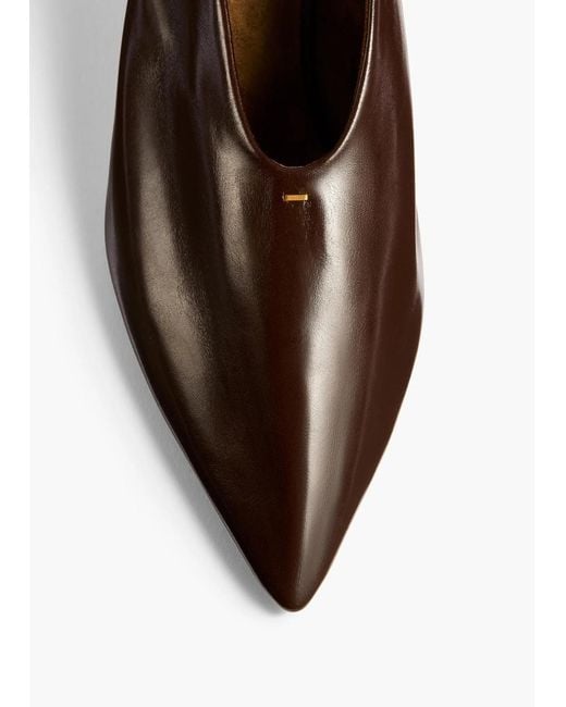 Khaite Brown Miriam Pump