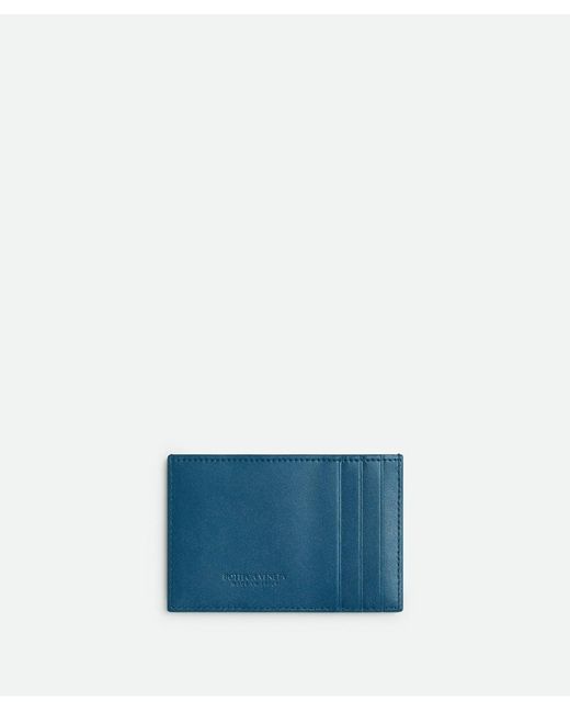 Bottega Veneta Blue Cassette Credit Card Case for men