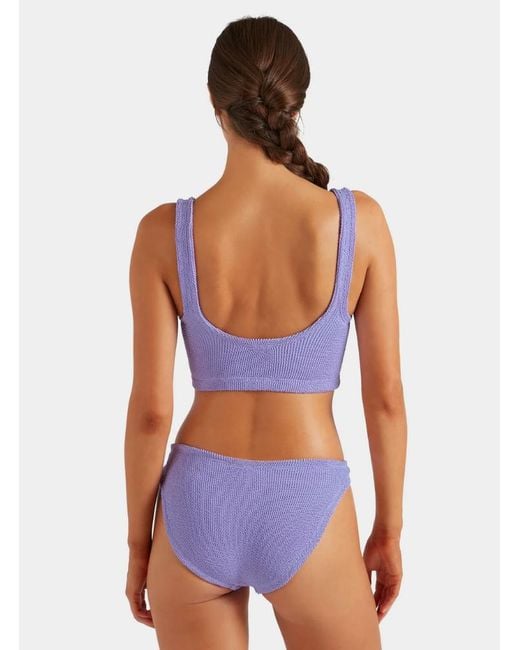 Hunza G Purple Coverage Xandra Bikini