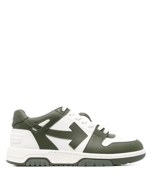 Off-White c/o Virgil Abloh Out Of Office Low-top Sneakers in Green for