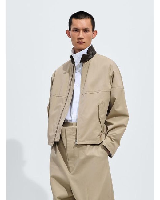 Bottega Veneta Natural Light Cotton Jacket for men