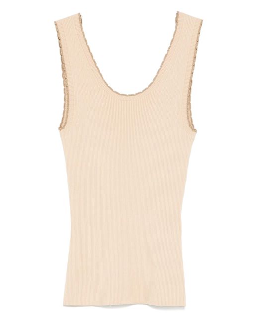 Zimmermann Natural Ascension Scallop Tank Top