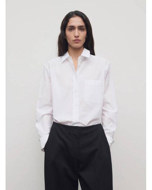 The Row White Gavina Shirt