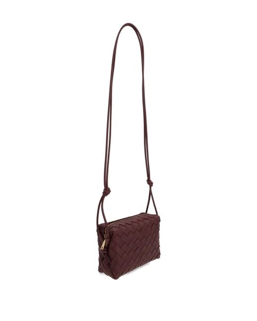 Bottega Veneta Purple Mini Loop Camera Adjustable-strap Cross Body Bag
