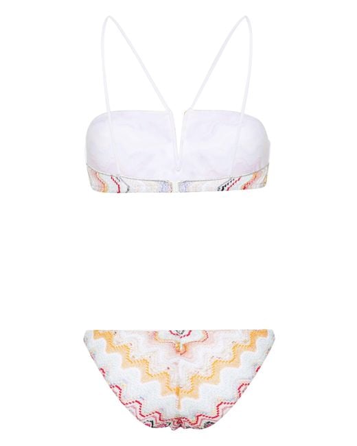 Missoni Pink Triangle Bikini Set