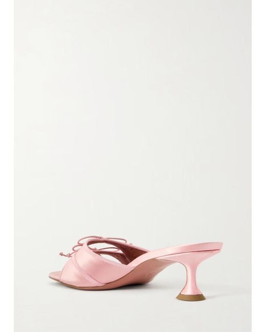 AMINA MUADDI Pink Eleonora Slippers