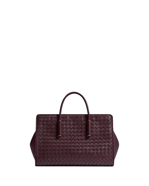 Bottega Veneta Purple Small Barbara Tote